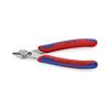 Elektronikai fogó 54HRC max.d1,6/1mm nyitórugós piros-kék normál 125mm Super Knips KNIPEX