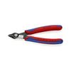 Elektronikai oldalcsípő fogó 62HRC max.d1,6/1,2mm nyitórugós piros-kék normál Super Knips KNIPEX