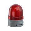 Fényjelző villanó EVS d62x85mm LED 230V AC falonkívüli piros műanyag IP66 Mini TwinFLASH WERMA