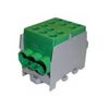 Fővezetéki leágazókapocs 150/125A Cu/Al csavaros zöld/sárga 2x35+4x25mm2  HLAK 35-1/4 M2 Pollmann