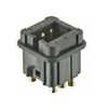 Ipari csatlakozó betét apa 6P 10A 25V csavaros hüvely Staf 06 Pos. M Insert Screw HARTING