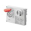 Ipari dugalj ráépíthető 3P+E 3xD01 hengeres betét mechanikai reteszelés 16A IP44 IB GEWISS