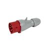 Ipari dugvilla lengő 3P+N+E 32A 380-415V(50+60Hz) piros IP44 műanyag P17 Tempra PRO LEGRAND