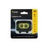 LED fejlámpa 350lm 80m 15h 1,2Ah/Li-ion USB-C IP65 1x tölthető akku teleppel műanyag Technik