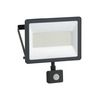 LED fényvető mozgásérzékelővel 1x 50W 230V AC 5000lm 4000K fekete-ház IP44 Mureva LED Schneider