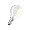 LED lámpa P45 kisgömb gömb filament 2.5W- 25W E14 250lm 827 220-240V AC 15000h LEDPCLP25 LEDVANCE