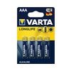 Mikro elem AAA 1.5V alkáli-mangán Micro(AAA/R03) MN2400 Longlife VARTA