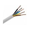 Műanyagköpenyű kábel H05VV-F 5x 1.5mm2 hajlékony 300V/U0 500V fehér H05VV-F (MT) 100m KÁBELgyártó