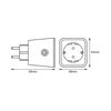 Okos adapterdugó 16A/230V/2P+F Bluetooth IFTTT Apple Home Smart+ BT Pug EU LEDVANCE