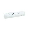 Asztali elosztósor sarokba 3680W 4x2P+E/230V 16A fehér IP20 PerfectFit LEGRAND