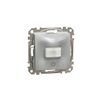 SednaÚj mozgásérzékelő nyomóval 160° 10A alumínium 2200W 230V IP20 süllyesztett Schneider