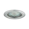 Szpot lámpatest álmennyezetbe MR16 1x 35W 12V AC/DC GX5.3 króm-ház acél ARGUS CT-2114-C KANLUX
