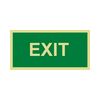 Utánvilágító tábla EXIT kijárat-jelzés acryl lap