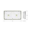 LED vészvilágító áll./készenl. 3,2V/1,5Ah-LiFePO4-akku  ONTEC S20 M1X 60/180 M/NM ST TM TECHNOLOG