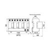 Villámáram-levezető kombi DEHNventil 4P T1+T2 TN-S 230V/AC 8M 100kA-imp(10/350) DV M TNS 255 DEHN